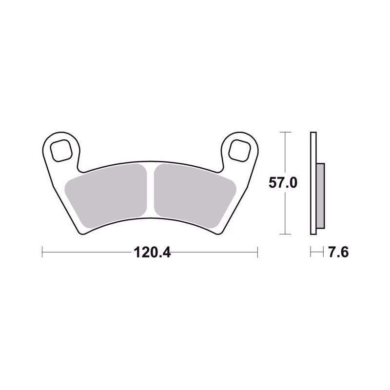 pastillas de freno moto brembo sinterizadas 07po10sd