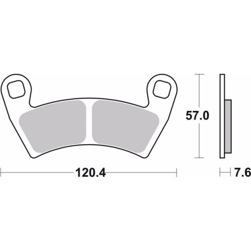 pastillas de freno moto brembo sinterizadas 07po10sd