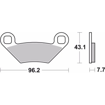 pastillas de freno moto brembo sinterizadas 07po11sd 2