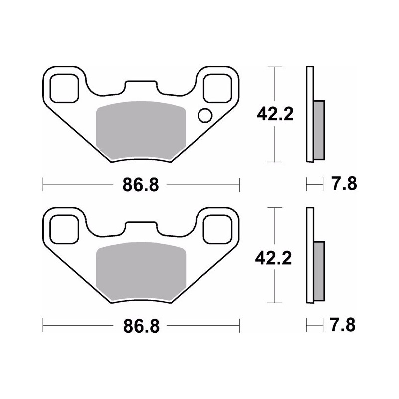 pastillas de freno moto brembo sinterizadas 07po12sd