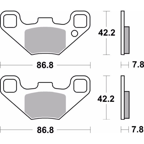 pastillas de freno moto brembo sinterizadas 07po12sd