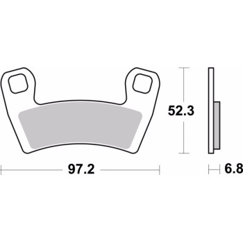 pastillas de freno moto brembo sinterizadas 07po15sd 2