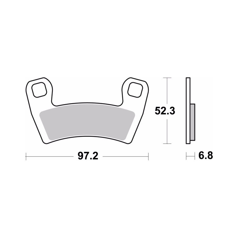 pastillas de freno moto brembo sinterizadas 07po15sd
