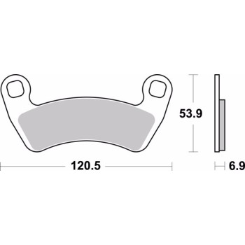 pastillas de freno moto brembo sinterizadas 07po17sd 2
