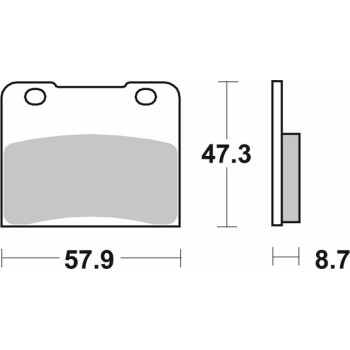 pastillas de freno moto brembo genuinas 07su0707 2