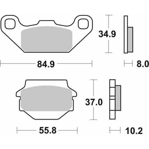 pastillas de freno moto brembo genuinas 07su1121