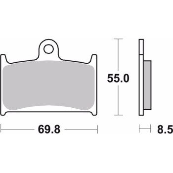 pastillas de freno moto brembo sinterizadas 07su14sa 2