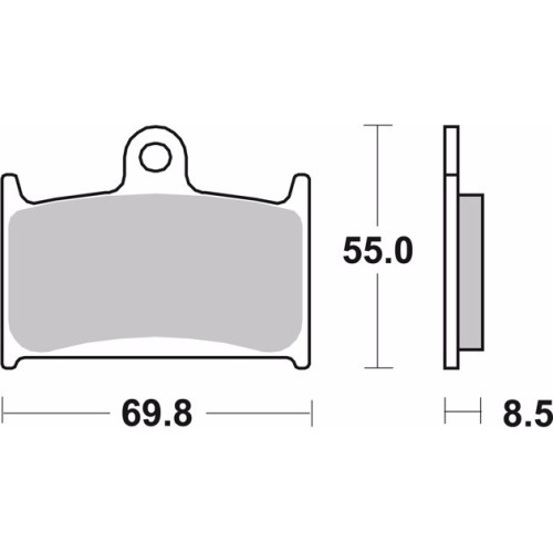 pastillas de freno moto brembo sinterizadas 07su14sr