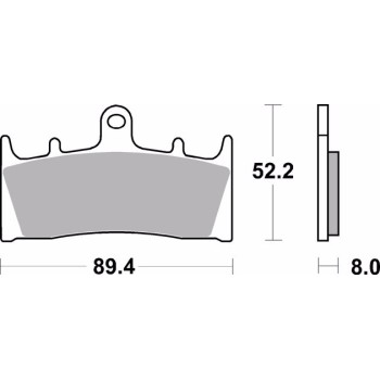 pastillas de freno moto brembo sinterizadas 07su19sr 2