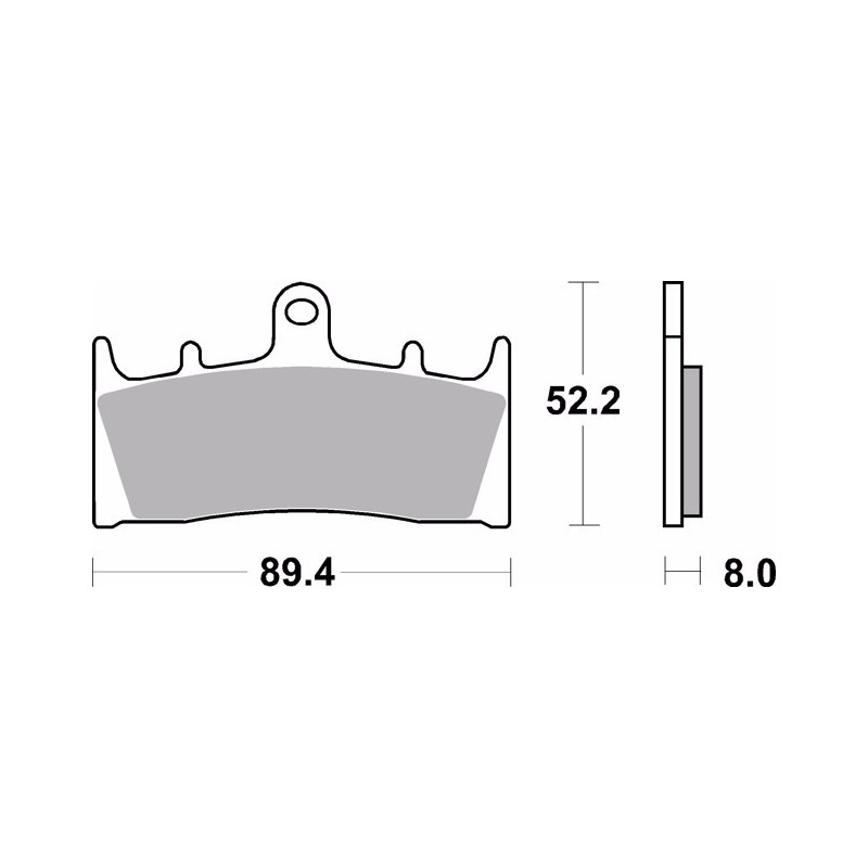 pastillas de freno moto brembo sinterizadas 07su19sr