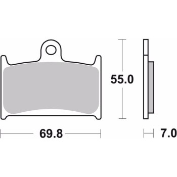 pastillas de freno moto brembo sinterizadas 07su22sa 2