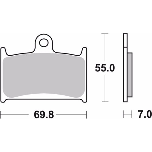 pastillas de freno moto brembo sinterizadas 07su22sa