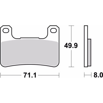pastillas de freno moto brembo sinterizadas 07su27la 2