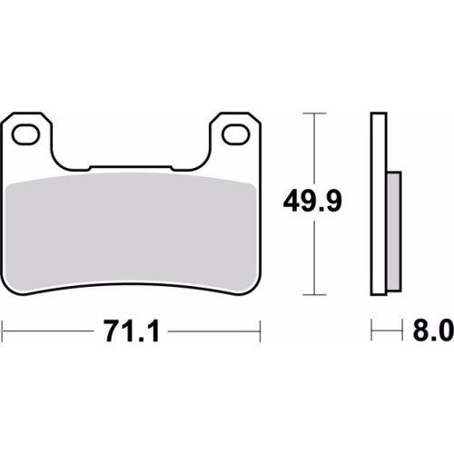 pastillas de freno moto brembo sinterizadas 07su27la