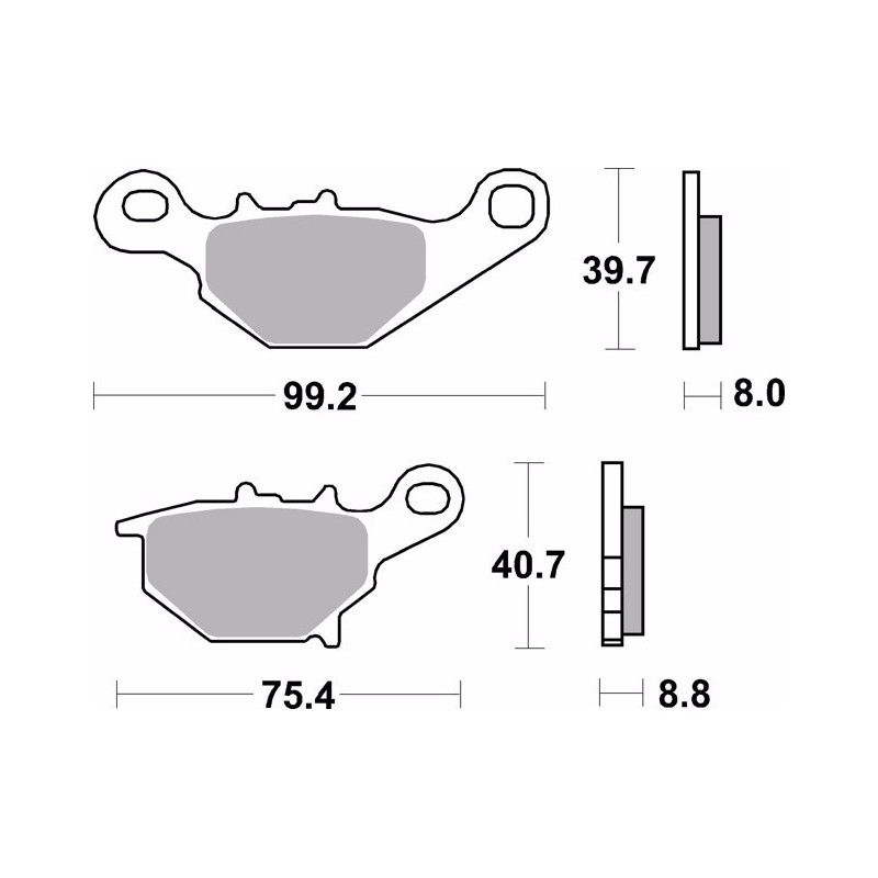 pastillas de freno moto brembo sinterizadas 07su31sd