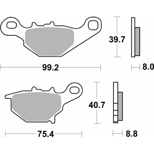 pastillas de freno moto brembo sinterizadas 07su31sd
