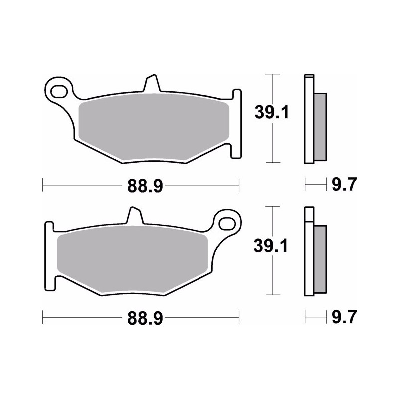 pastillas de freno moto brembo sinterizadas 07su32sp