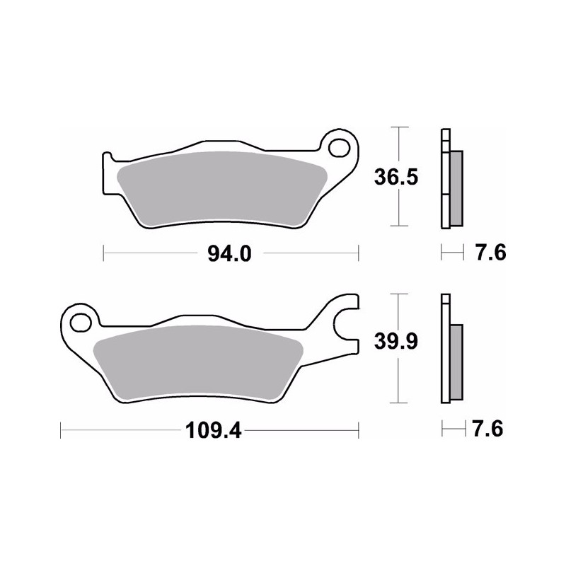 pastillas de freno moto brembo sinterizadas 07su33sa