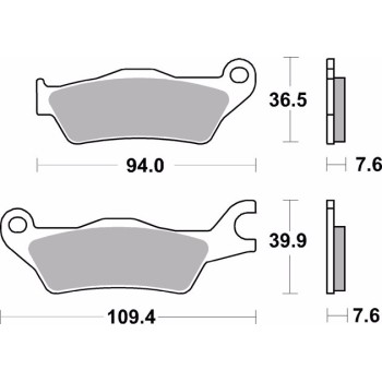 pastillas de freno moto brembo sinterizadas 07su33sr 2