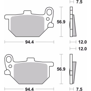 pastillas de freno moto brembo genuinas 07ya0713 2