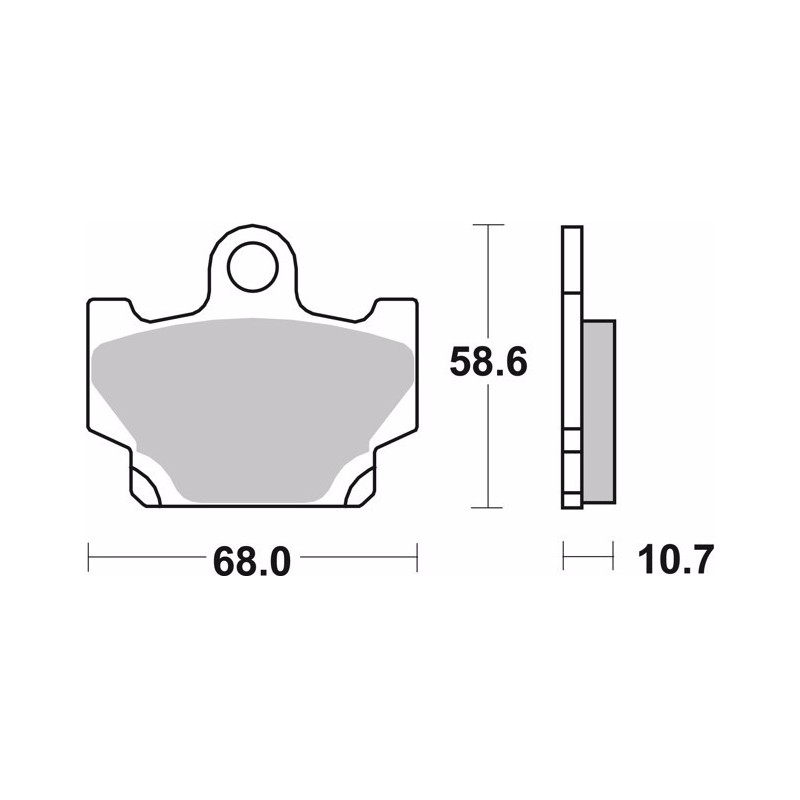pastillas de freno moto brembo genuinas 07bb1011