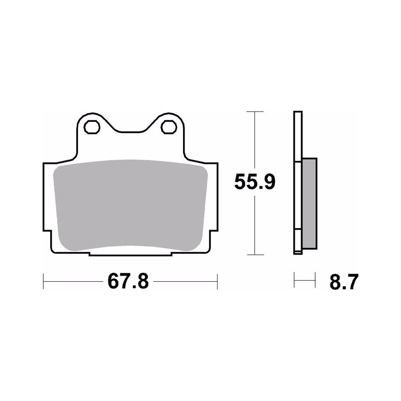 pastillas de freno moto brembo genuinas 07ya1207