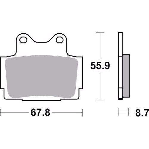 pastillas de freno moto brembo genuinas 07ya1207