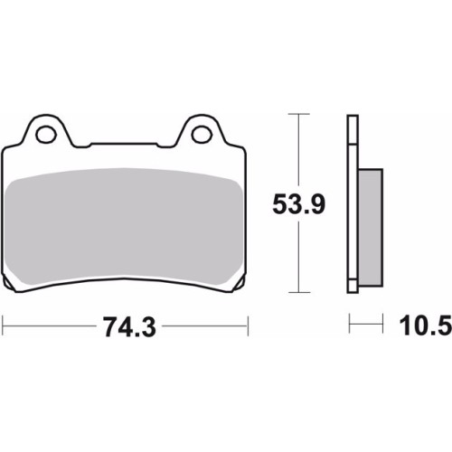 pastillas de freno moto brembo genuinas 07ya1711