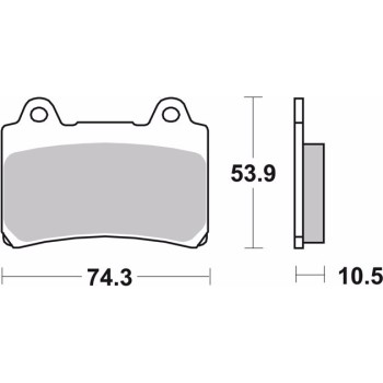 pastillas de freno moto brembo sinterizadas 07ya17sp 2