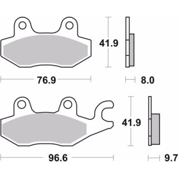 pastillas de freno moto brembo sinterizadas 07ya20sp 2