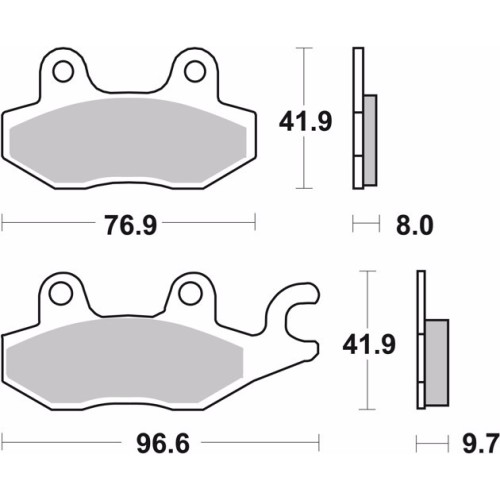 pastillas de freno moto brembo sinterizadas 07ya20sp