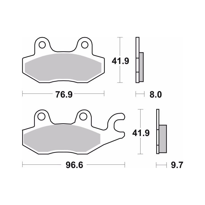 pastillas de freno moto brembo organicas 07ya20tt