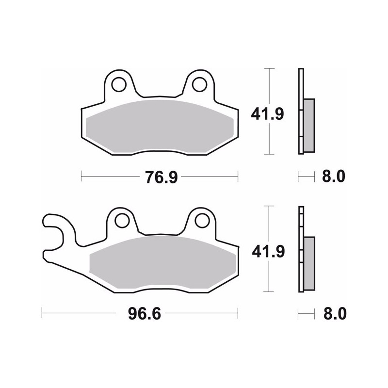 pastillas de freno moto brembo sinterizadas 07ya21sd