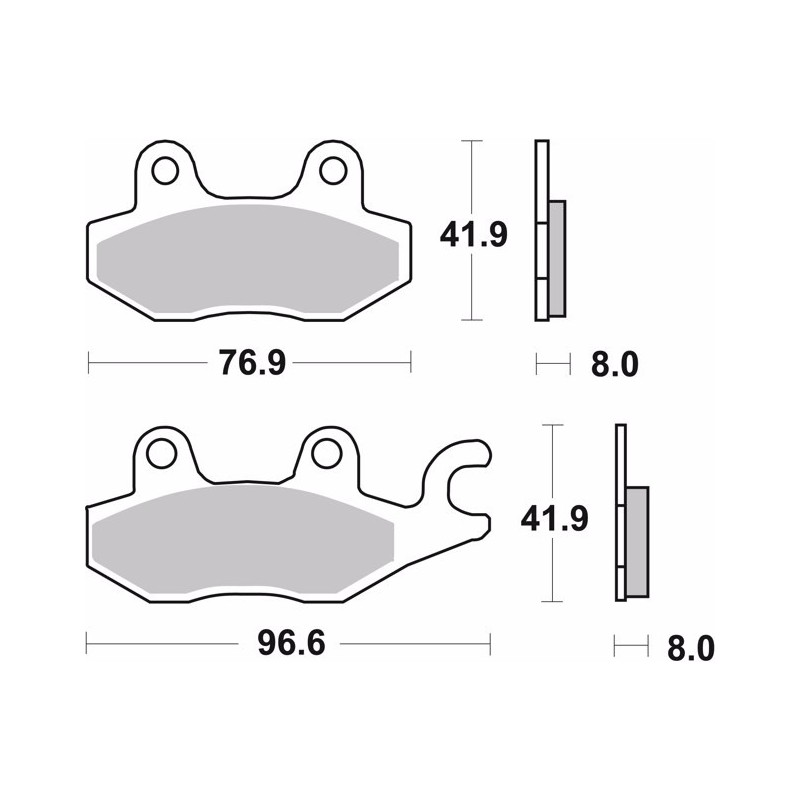 pastillas de freno moto brembo sinterizadas 07ya22la