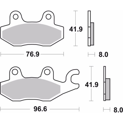 pastillas de freno moto brembo sinterizadas 07ya22la