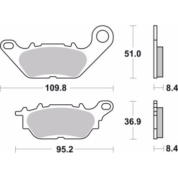 pastillas de freno moto brembo organicas 07ya28cc 2