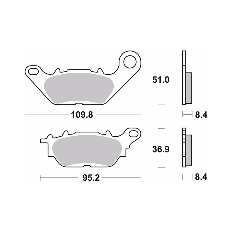 pastillas de freno moto brembo organicas 07ya28cc