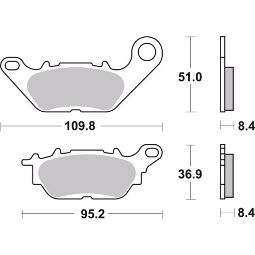 pastillas de freno moto brembo organicas 07ya28cc