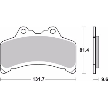 pastillas de freno moto brembo genuinas 07ya3108 2