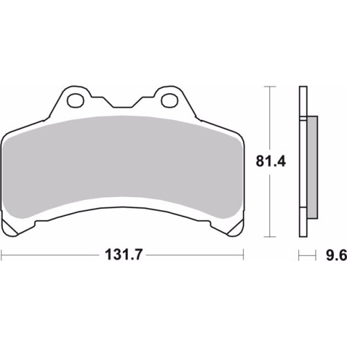pastillas de freno moto brembo genuinas 07ya3108
