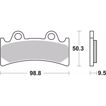 pastillas de freno moto brembo sinterizadas 07ya32sr 2