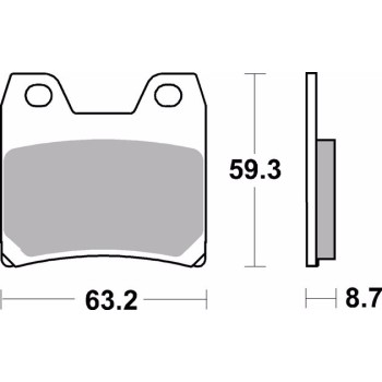 pastillas de freno moto brembo genuinas 07ya4007 2