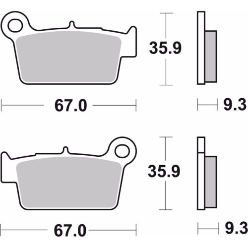 pastillas de freno moto brembo sinterizadas 07ya41sd
