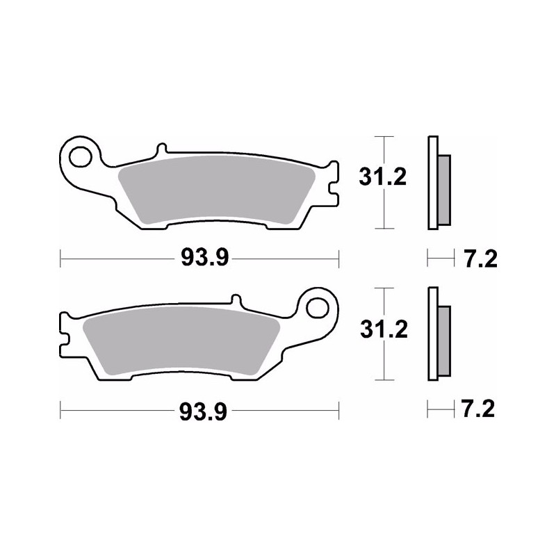 pastillas de freno moto brembo sinterizadas 07ya47sx