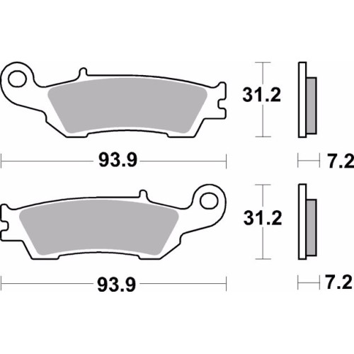pastillas de freno moto brembo sinterizadas 07ya47sx