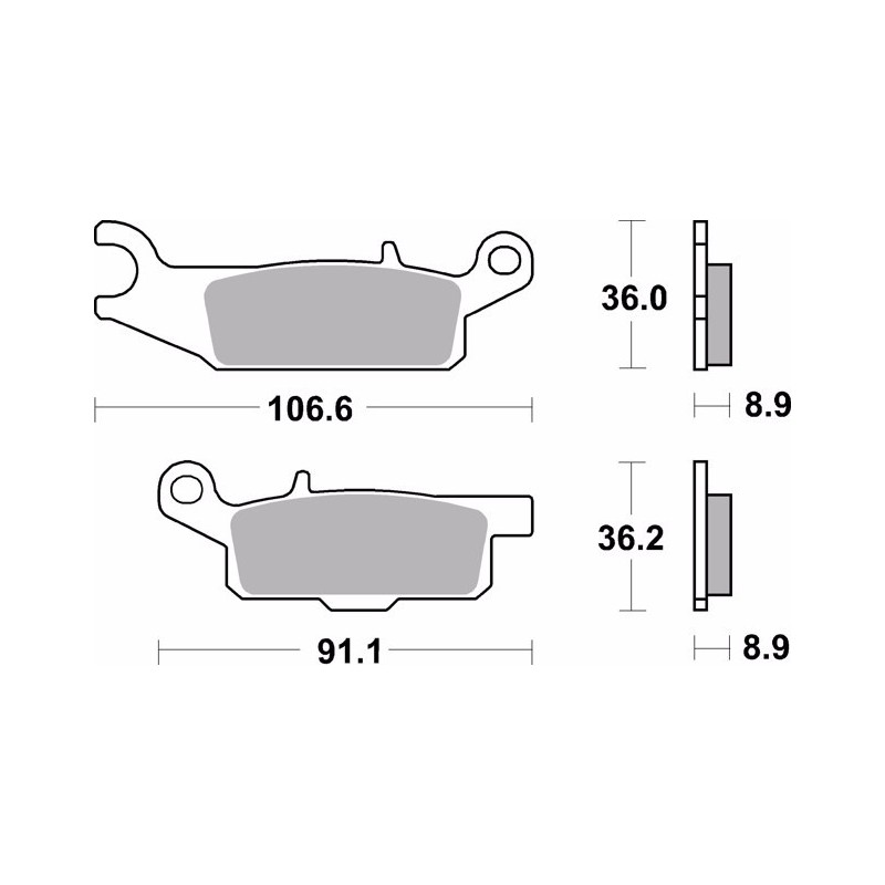 pastillas de freno moto brembo sinterizadas 07ya50sd