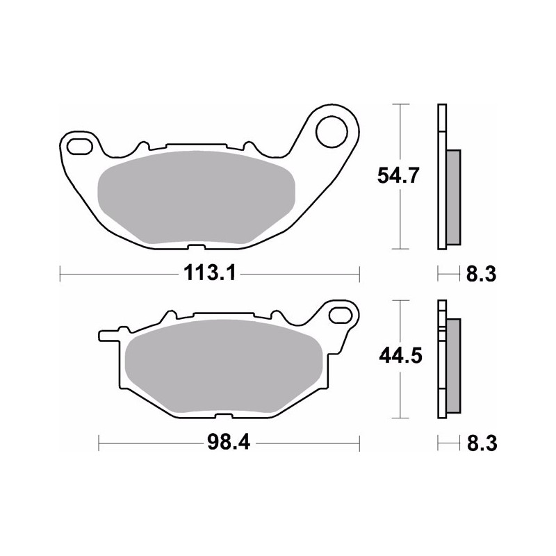 pastillas de freno moto brembo organicas 07ya52cc