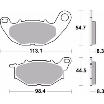 pastillas de freno moto brembo sinterizadas 07ya52sa 2