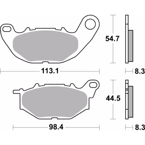 pastillas de freno moto brembo sinterizadas 07ya52sr