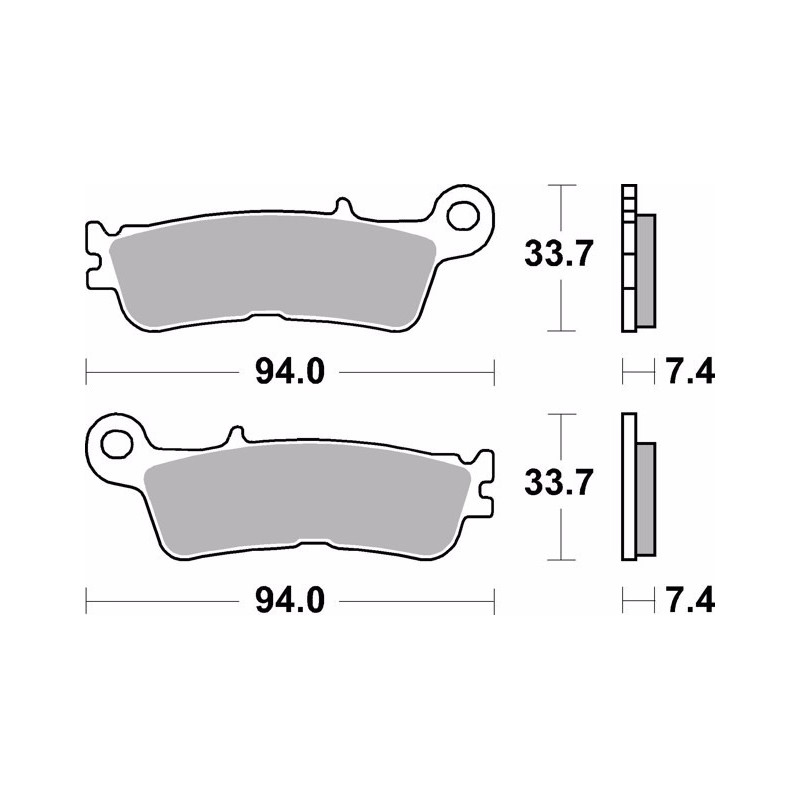 pastillas de freno moto brembo sinterizadas 07ya55sd